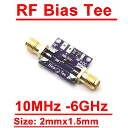 10MHz -6GHz Bias Tee RF Biaser BiasTee DC blocker Coaxial feed for HAM radio RTL SDR LNA Low Noise power Amplifier