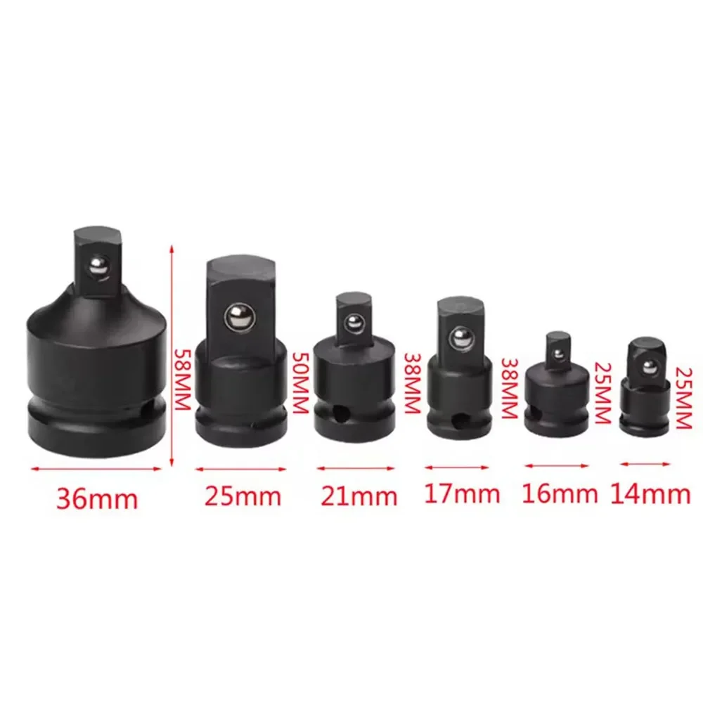 Plug Converter Adapter Reducer 1/2 to 3/8 3/8 to 1/4 3/4 to 1/2 Impact Plug Adapter Repair Tools
