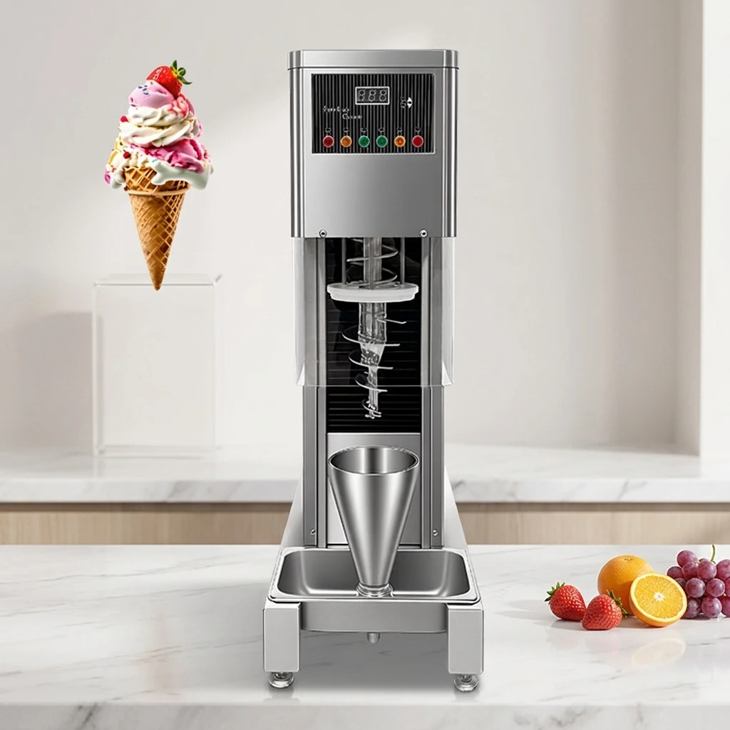 Multifunctional ice cream mixer, easy-to-clean electric mixer, suitable for dessert shop ice cream making