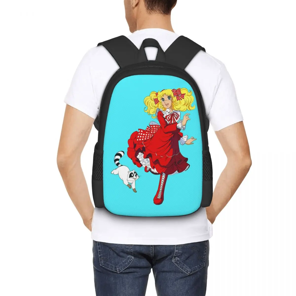 Candy Candy Snow Capucin Backpack Hot Sale Daypack Large Capacity Boys Girls BookBag School Bag Shoulder Bags for Men Women
