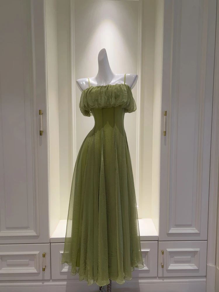 Ele مخصص الزفاف Maidslong Sundrenn Offoulder السباغيتي حزام منتجع الملابس عالية Faion مصممة ثوب