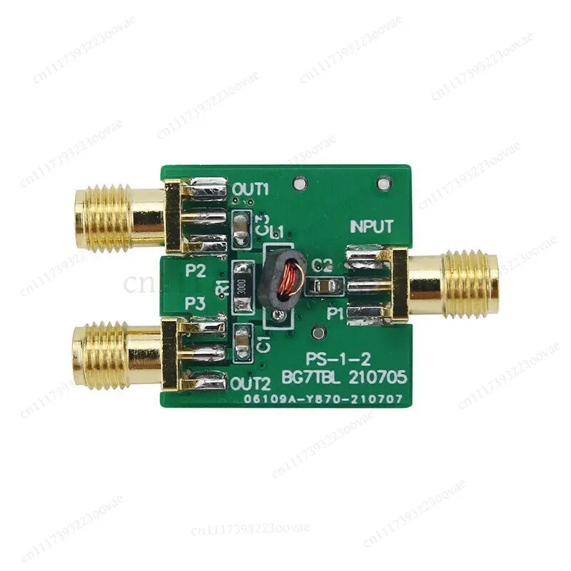 LY-PS-1-2 Power Divider RF Splitter 10MHz-1GHz SMA 3dB Loss 2 Way Signal Separator