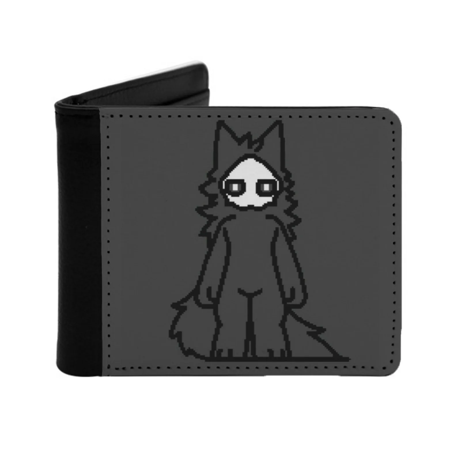 

Changed Sprite Personalized Men's Leather Wallet Card Money Bag Pu Leather Wallet Furry Furries Changed Fanart Furcon Dr K Lin
