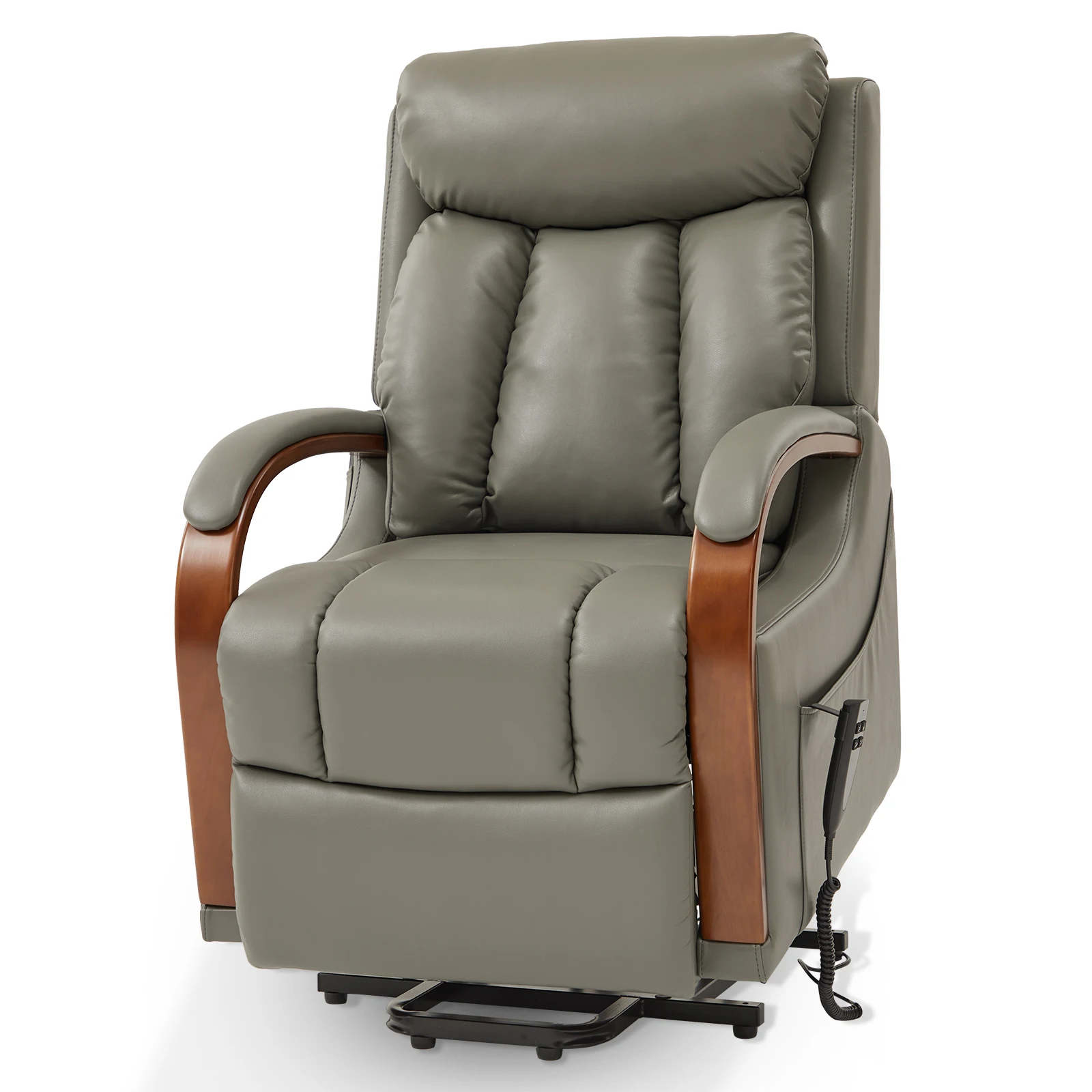 

New Arrival Power Lift Recliner Chair for Elerdly with Heat and Dual Motor with Infinite Adjust for Back and Footrest