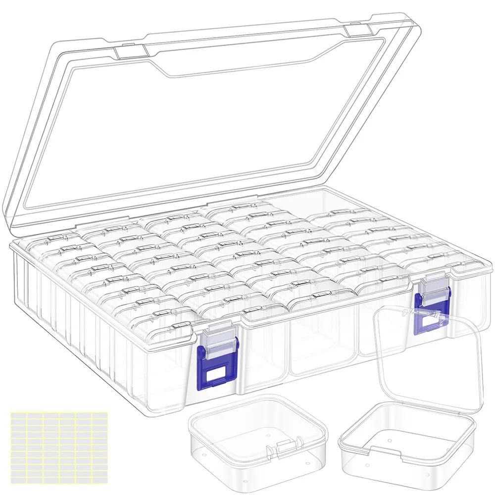 45 Grids 5D Diamond Painting Storage Box Diamond Embroidery Tool Accessories Storage Box