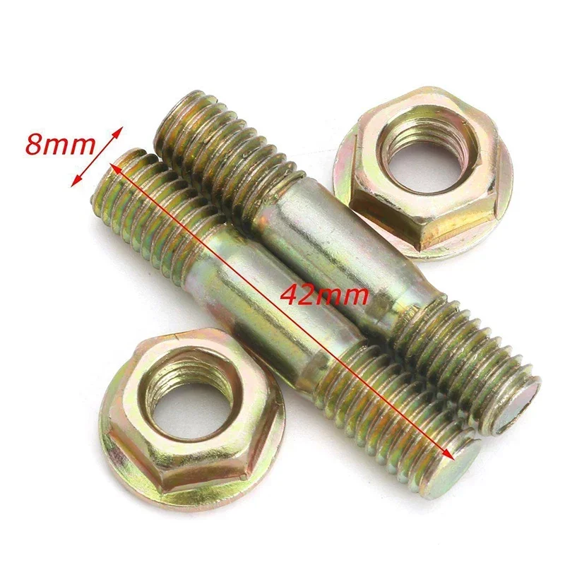 4pcs Bar Nuts & Bar Studs/Bolts For Baumr-Ag SX62 62cc Chainsaw Chain Saw For Komatsu 4500 5200 5800