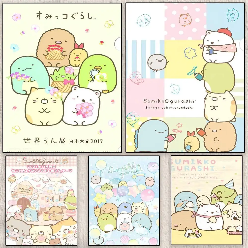 

Kwaii Japan Anime S-Sumikko G-Gurashi Poster Modern Waterproof HD Wall Art Decal Self-Adhesive Aesthetic Decor for Home Living R