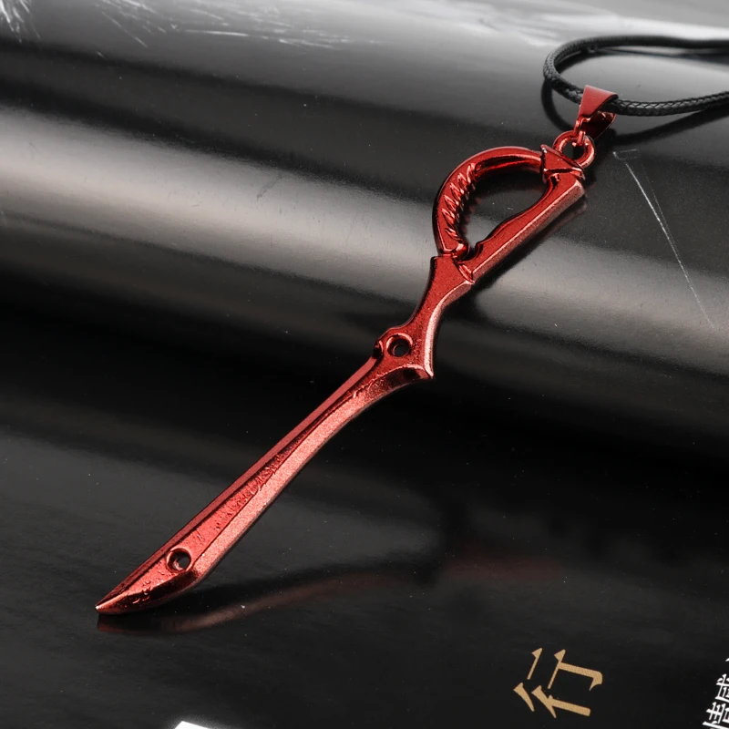 Anime KILL la KILL Chaveiros para Homens, Matoi, Ryuko, Mini Metal, Lâmina de Tesoura Vermelha, Pingentes de Armas, Chaveiro, Acessórios de Carro