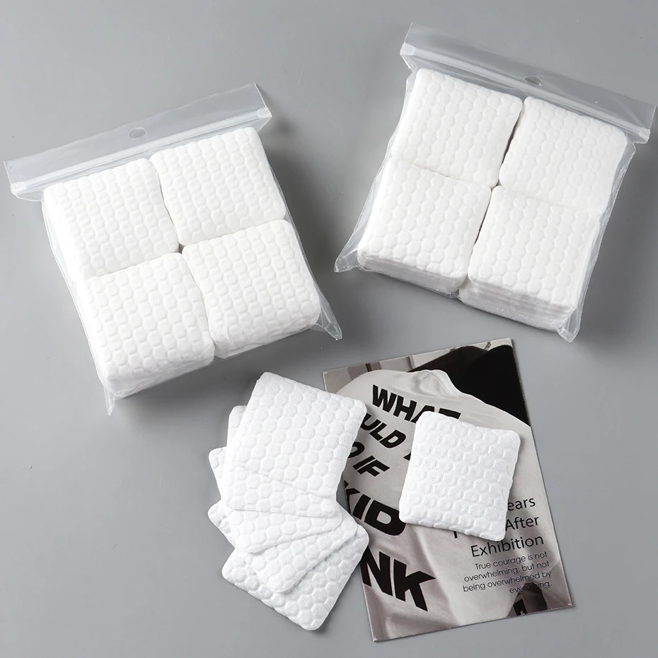 200 szt. Perłowe płatki do usuwania lakieru, bezpyłowe, profesjonalne płatki do paznokci, płatki do usuwania lakieru, płatki kosmetyczne do czyszczenia powierzchni paznokci, narzędzia.