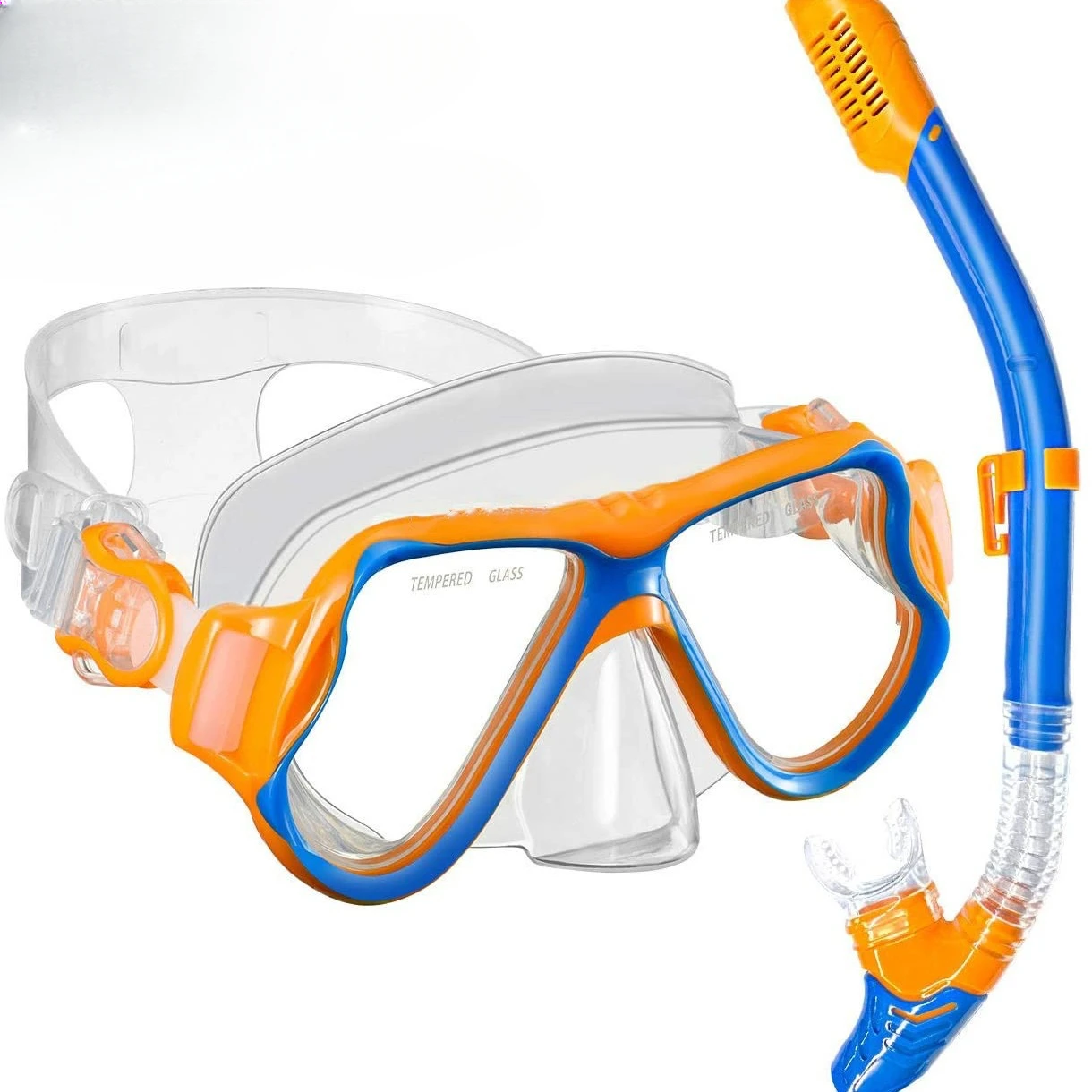 Children's snorkeling set diving goggles full dry snorkel anti-fog diving goggles equipment for boys and girls