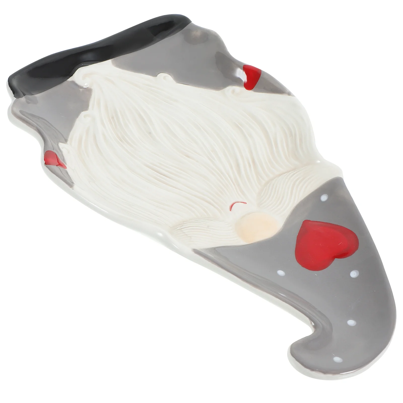 1 pezzo di piatto di Babbo Natale di Natale, piatto di Natale, stoviglie per feste di Natale