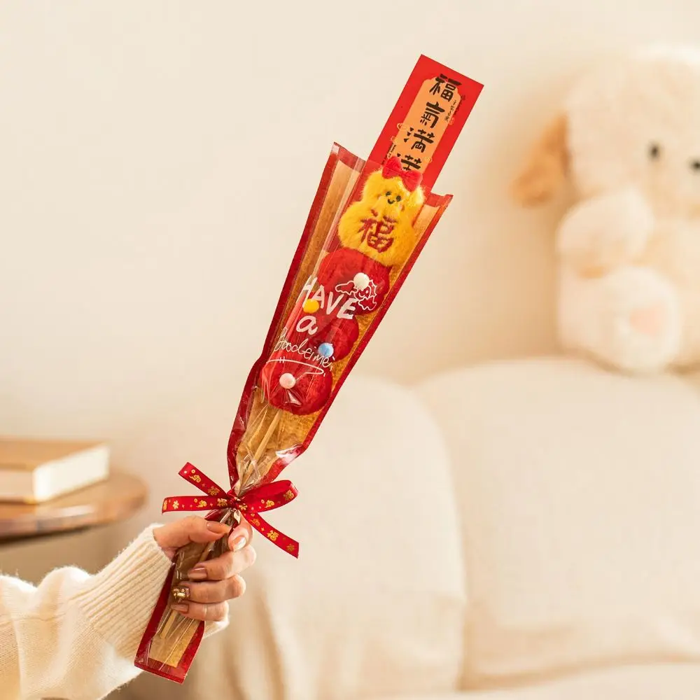 Creative Creative New Year Soft Cute Ice Candy Gourd Bouquets Funny Red Cartoon Spring Festival