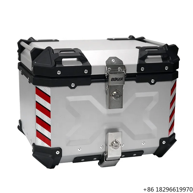 

Wholesale High Quality Large 45L Motorcycle Tail Boxes Waterproof Motorcycle Luggage Case