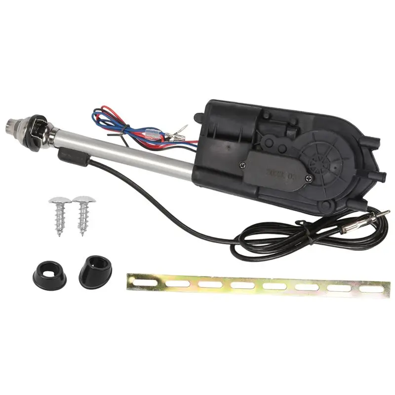 

ABTU-универсальная автоматическая антенна с электроприводом, автомобильный внедорожник, AM и FM-радиомачтовая антенна 12 В