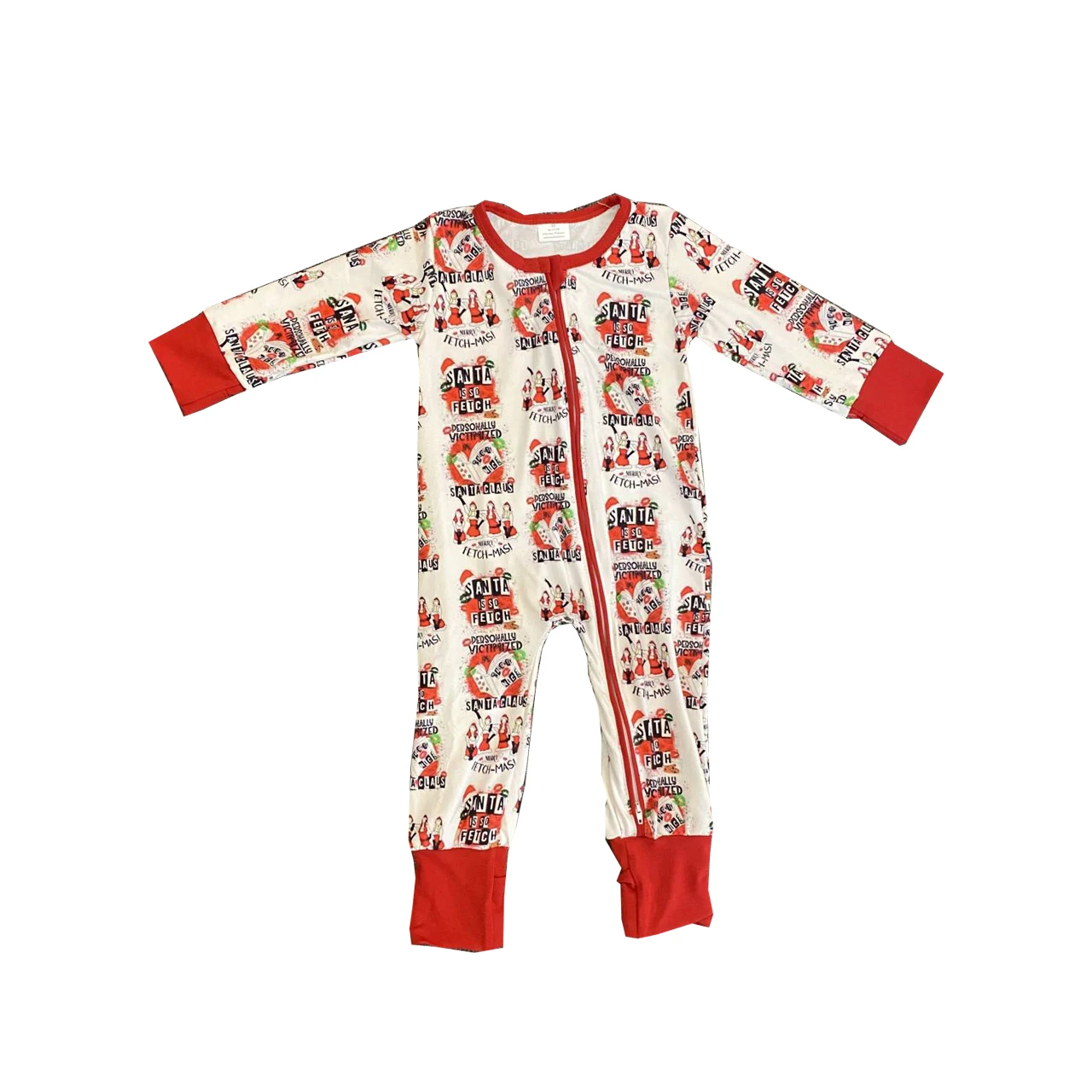 Wholesale Children boutique not smocking Christmas pajamas clothes spanish style outfits with baby sleeper