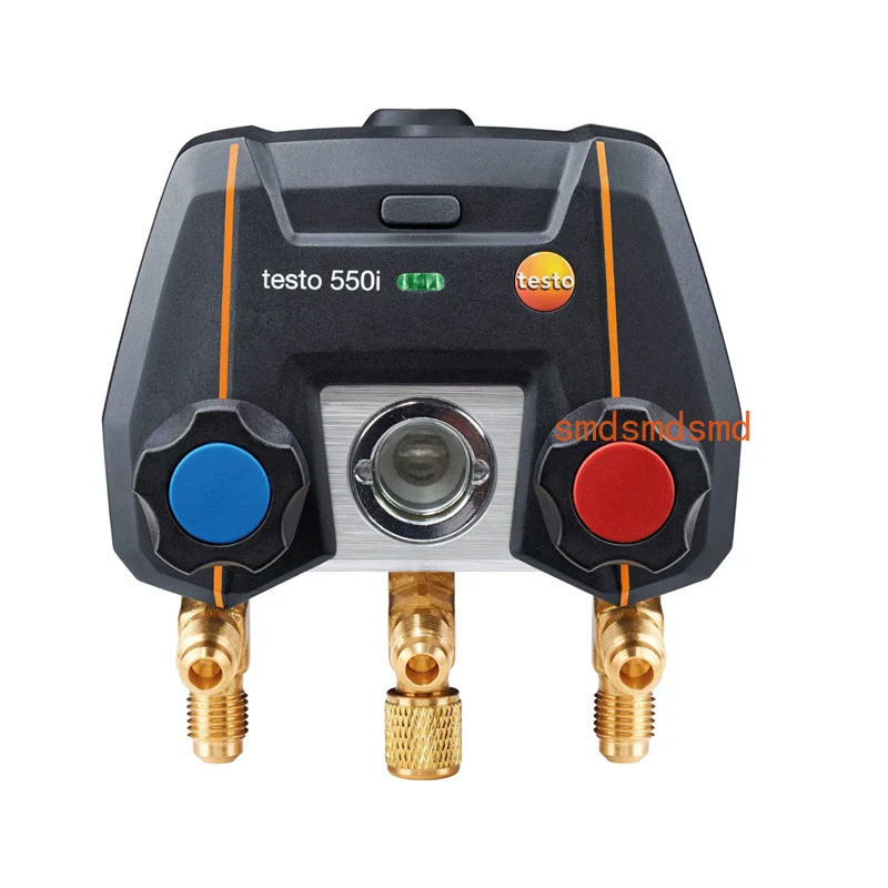 Testo 550i Digital Refrigeration Gauge Manifold with Bluetooth-compatible 2-Way Valve Manometer Tools App Controlled