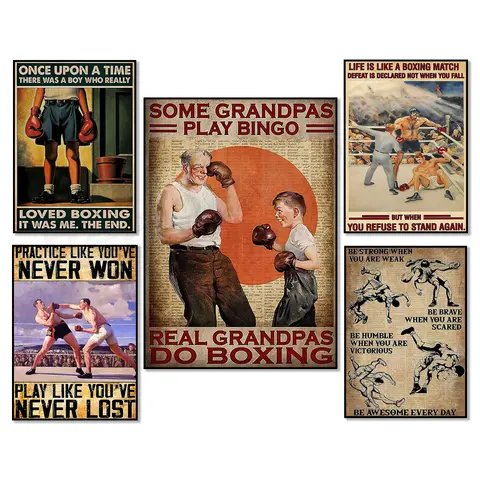 Wrestling - Be Awesome Every Day be brave be humble be awesome poster boxing gifts boxing life is like a boxing match poster