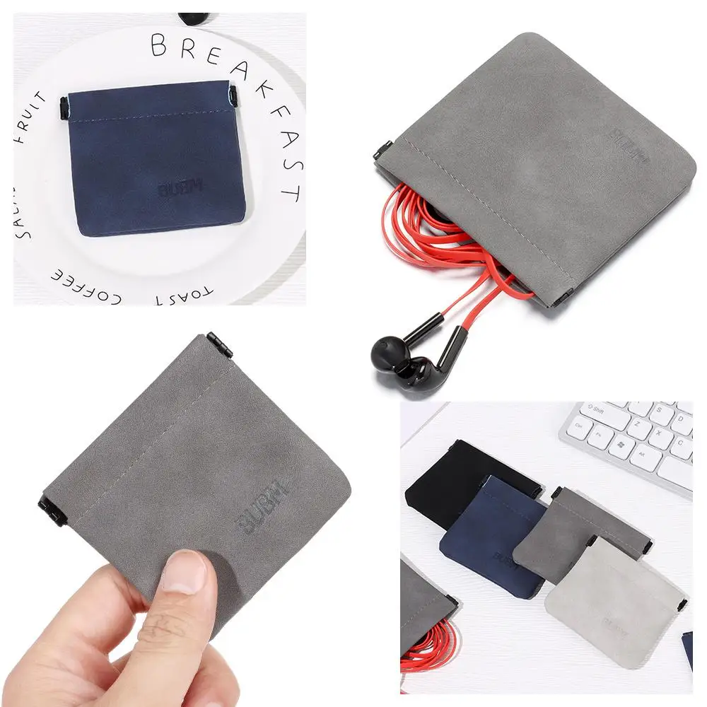 Women\'s Key Bag Memory Card Small Wallet USB Data Cable Organizer Headphone Accessories Coin Purse Earphone Storage Bag