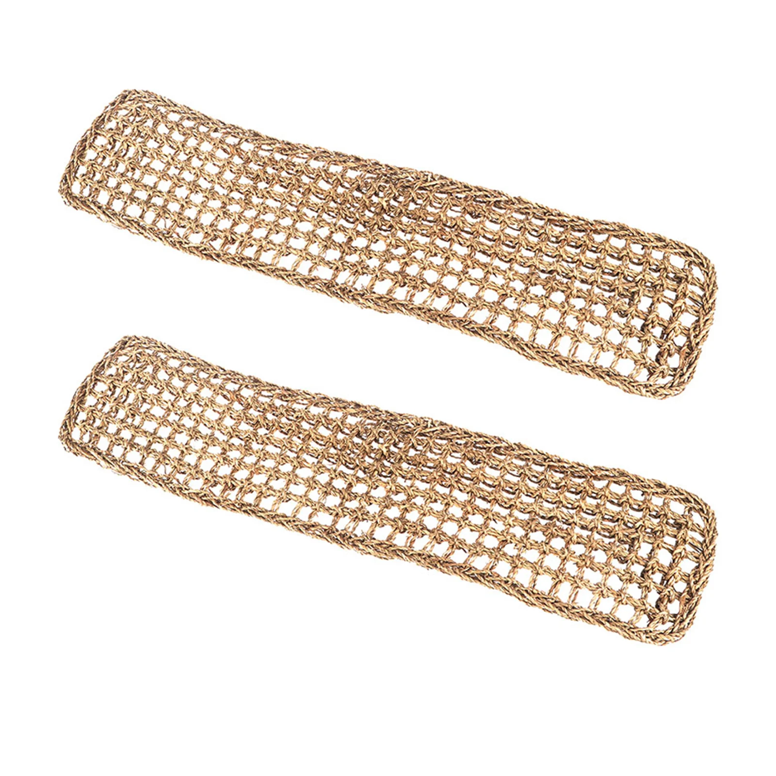

2pcs Pet Seagrass Mats Reptile Hammock For Lizards Bearded Dragons Geckos Iguanas Reptile Tank Accessories Bed
