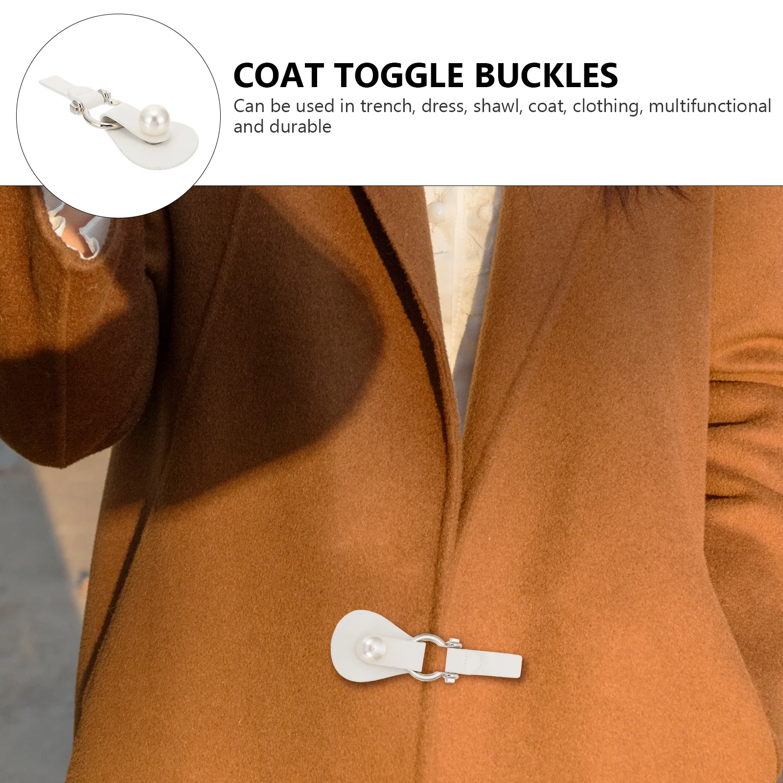 2 قطعة معطف الرياح تبديل أبازيم دائم بولي Metal مشبك معدني استبدال ل معطف سترة فستان الملابس أزرار إغلاق