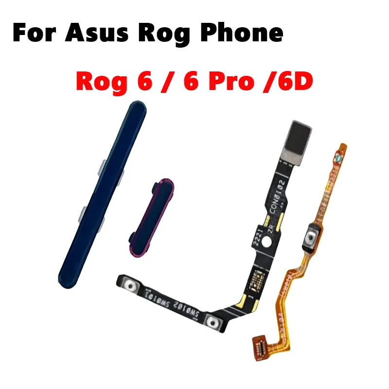 New Power Volume Button Flex Cable For Asus ROG Phone 6 ZS63