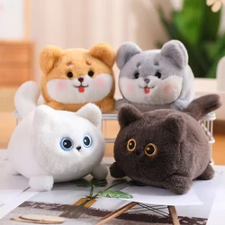 Funny Swing Tail Stuffed Animals Plush Toys Cute Mini Cat String Pulling Plushies Corgi Toy Gift for Kids Girls Birthday Party