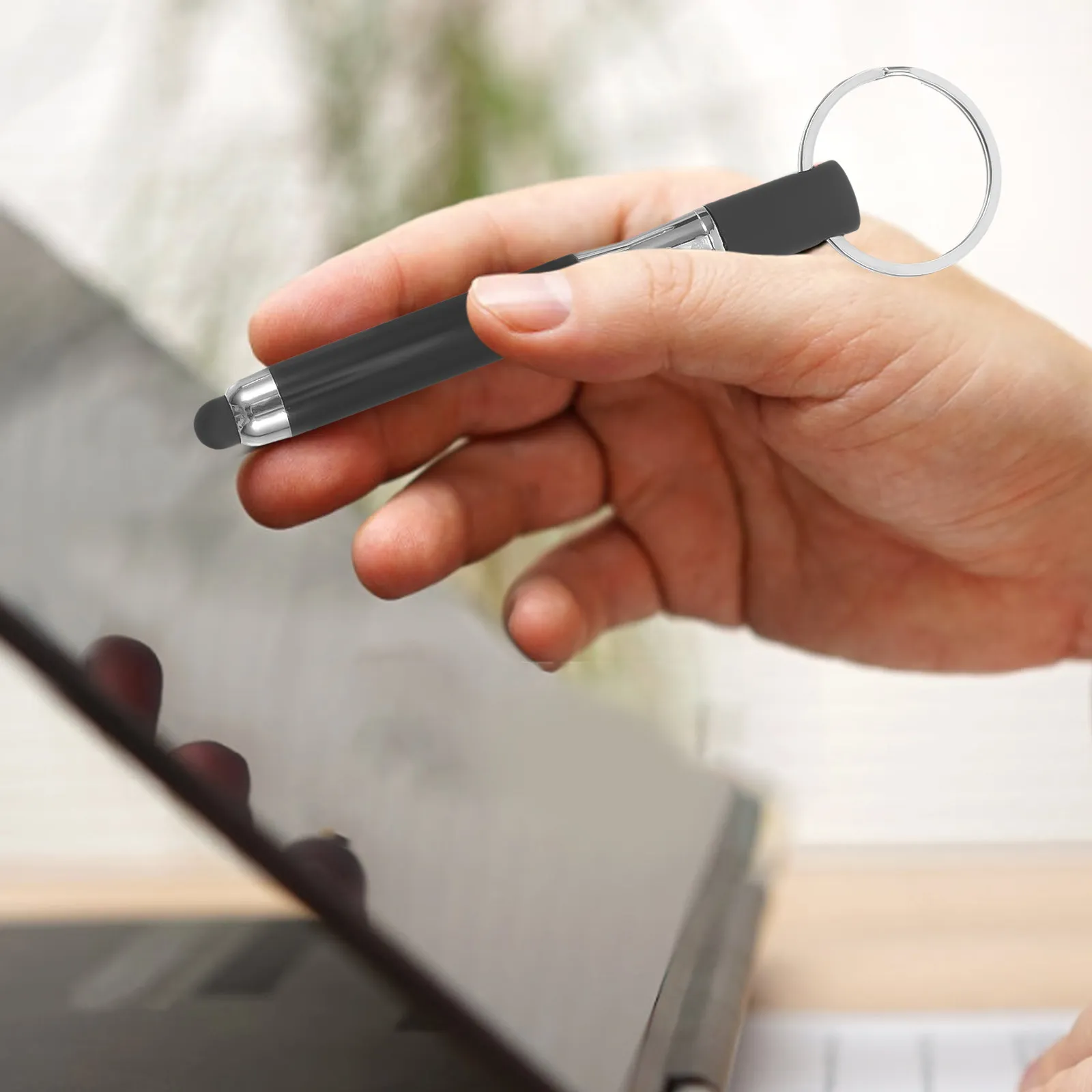 

Набор из 12 мини-стилусов-ручек для сенсорных экранов, портативные инструменты для письма, стилусы-ручки для экранов, брелоки