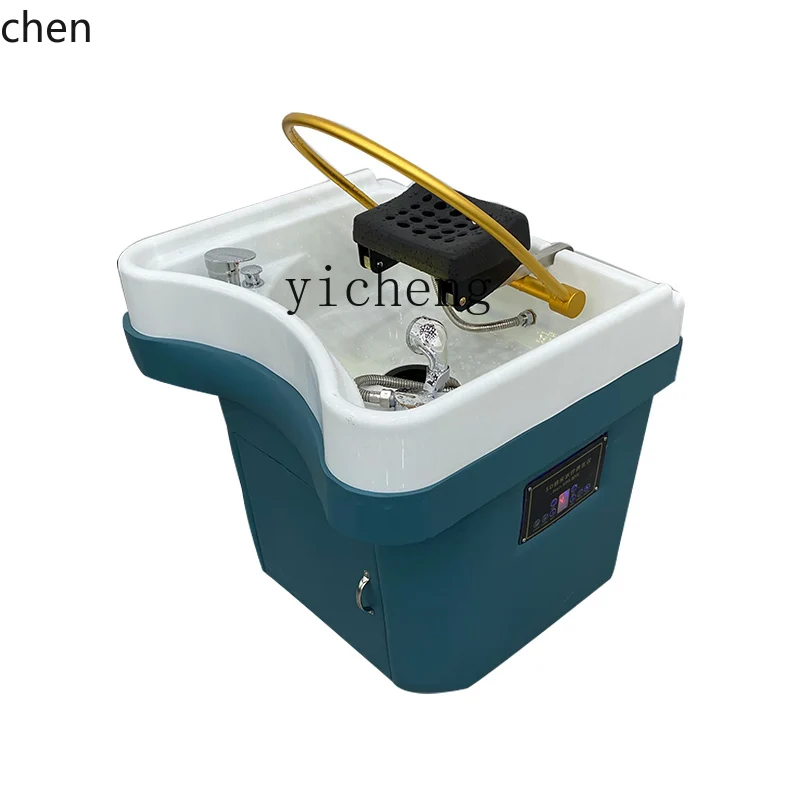 YFY Barber Shop Single Head Treatment Basin Hair Care Shop Fumigation Ear Cleaning Water Circulation Shampoo Chair