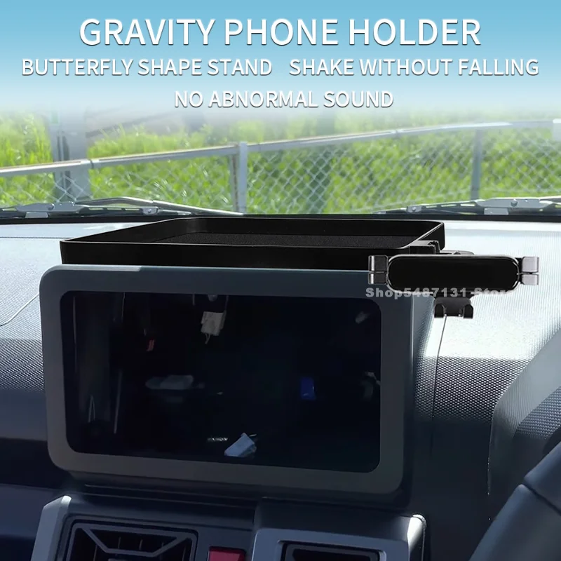 Car Storage Box Behind The Screen of The Cell Phone Holder for DAIHATSU TAFT Interior Accessories 2024 2025 for Right Hand Drive