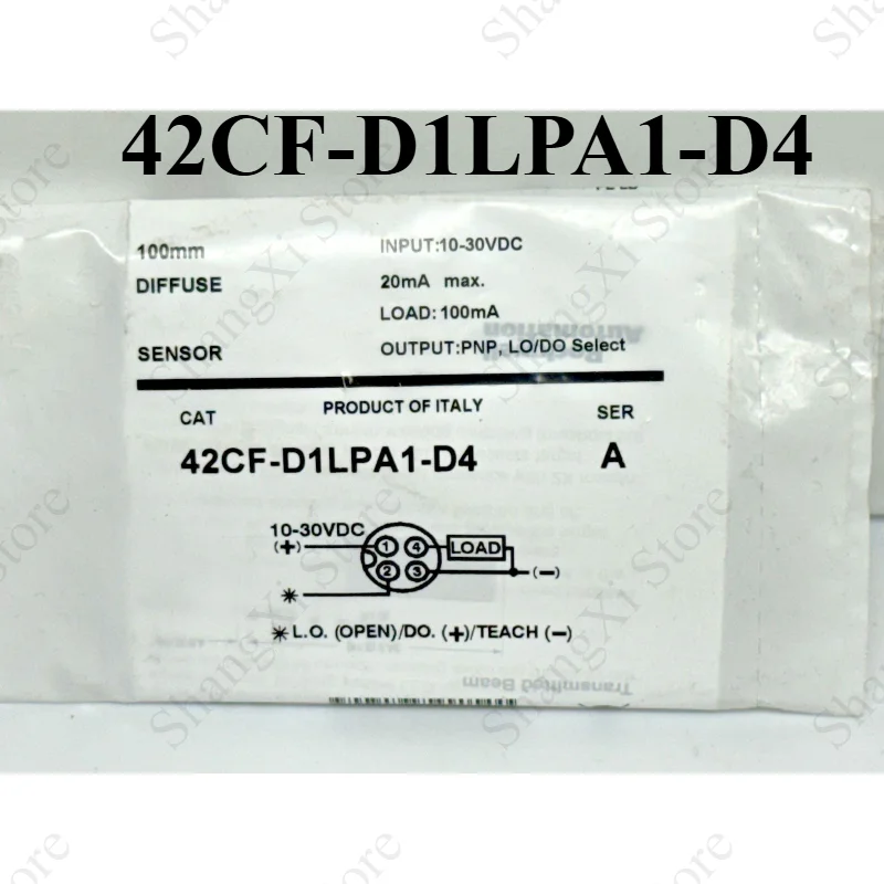 1PC Brand New 42CF-D1LPA1-D4 Photoelectric Diffuse Sensor 10-30VDC - Sealed Pckg Fast Delivery