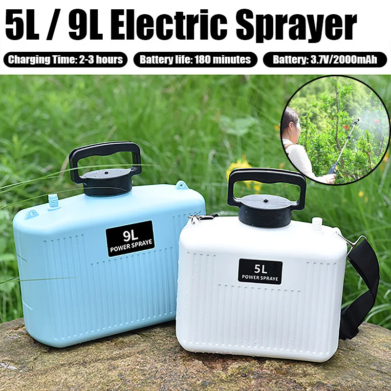 

Electric Sprayer Home Garden Plant Watering Can With Spray Gun Shoulder Style Electric Spray USB Rechargeable Irrigation Tools