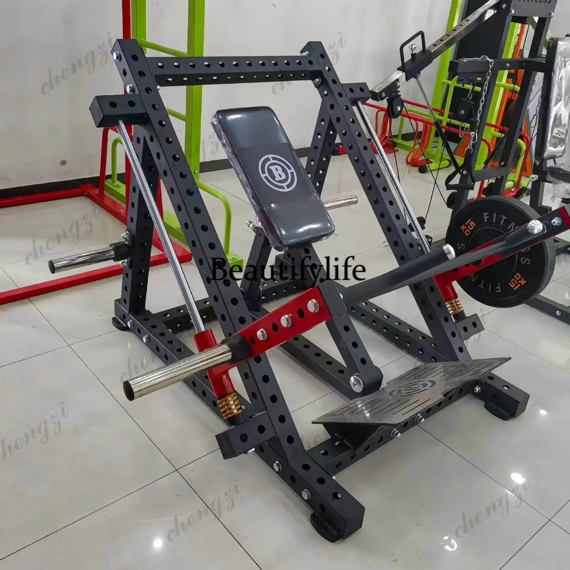 Gym Standing Posture Push Chest Trainer 3D Hip Bridge Sitting, Lying, Stretching And Bending Leg Integrated Machine