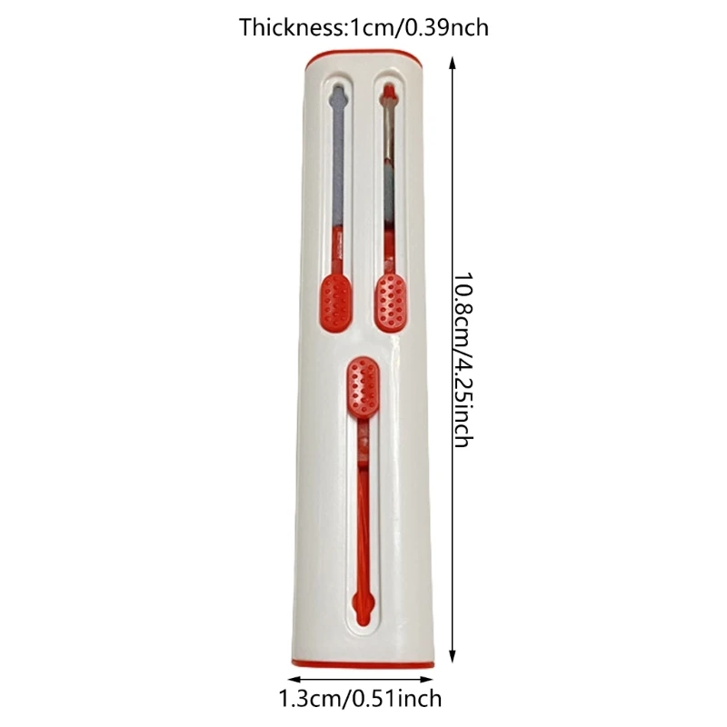 Multi Function Cleaning Tool for Dust and Dirt Removal on Keyboards and Earbuds Cleaning Pen Small Size