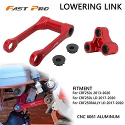 Motorcycle CNC Accessories Rear Shock Linkage Triangle Lever Adjustable Lowering Link For HONDA CRF250L 250L RALLY LD 2013-2020