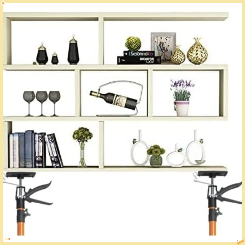 Стальная телескопическая регулируемая система поддержки сторонних рук 2PK — поддерживает 154 фунтов, удлиняет 49–14 дюймов |   для любителей DIY/черделителей