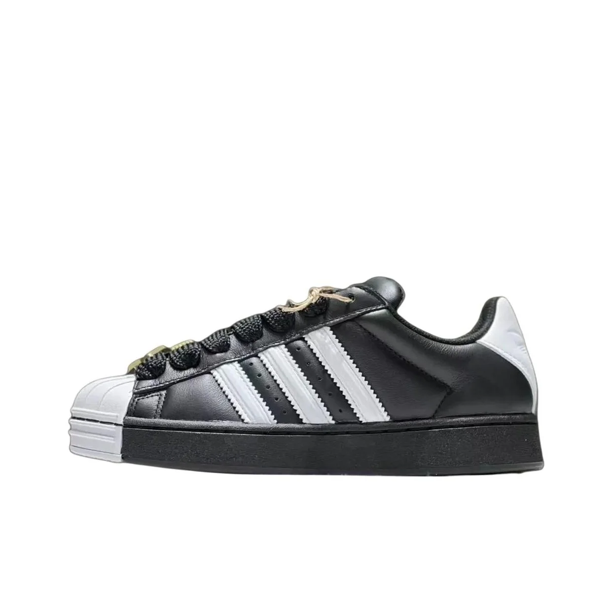Zapatillas de Skateboard Adidas Originals Superstar 2 para Mujer, Color Negro, JR7444