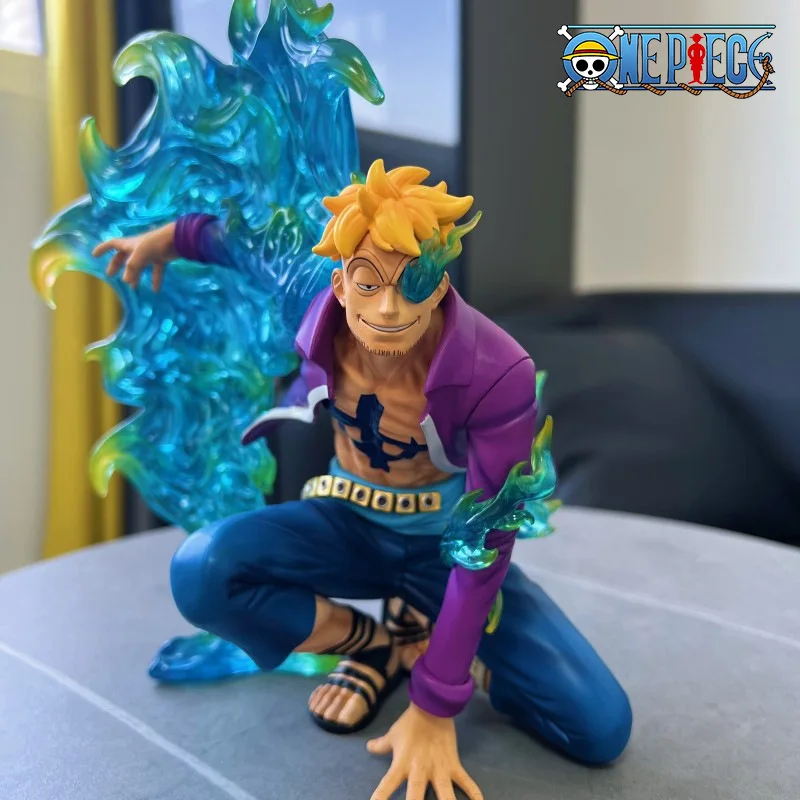 

19CM Anime Figure One Piece Stooped Posture Phoenix Marco Small Brother Model Display Figurine Toy For Fans From Factory