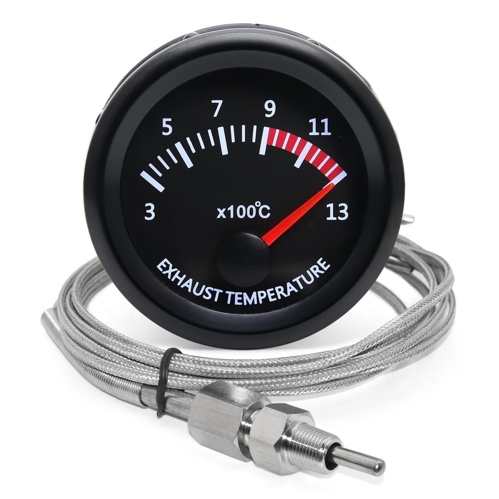 Car Auto Exhaust Temp Gauge 300~1300 Celsius 12V 52mm 2\