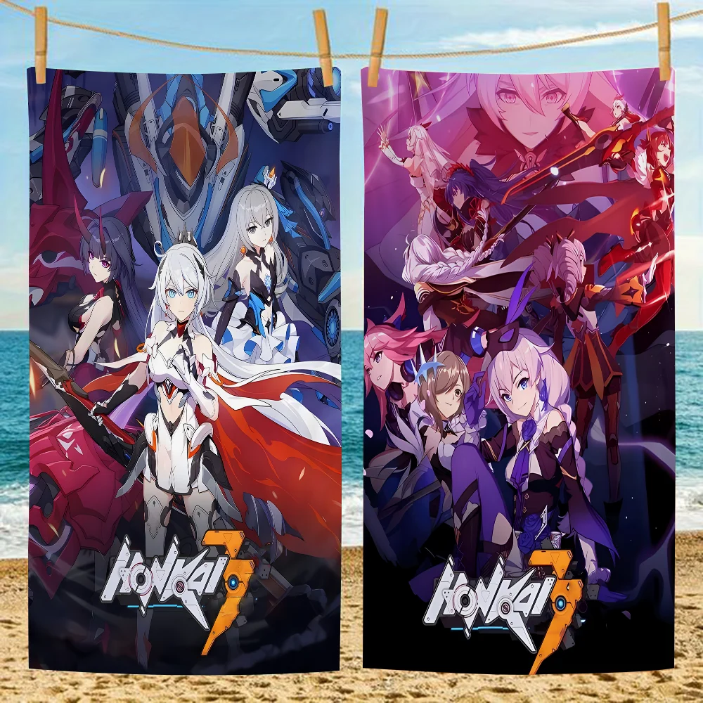 

Honkai Star Rail Classic Anime Microfiber Blanket Quick Drying Beach Towels Printing Super Absorbent Pool Towel Blanket