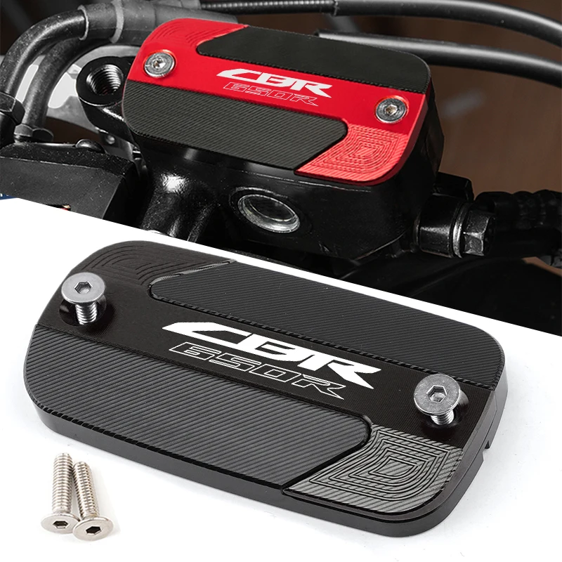 

For HONDA CBR650R CBR 650R 2019-2025 NEW Motorcycle CNC Aluminum Front Brake Fluid Reservoir Cap Cover With Logo CBR650R