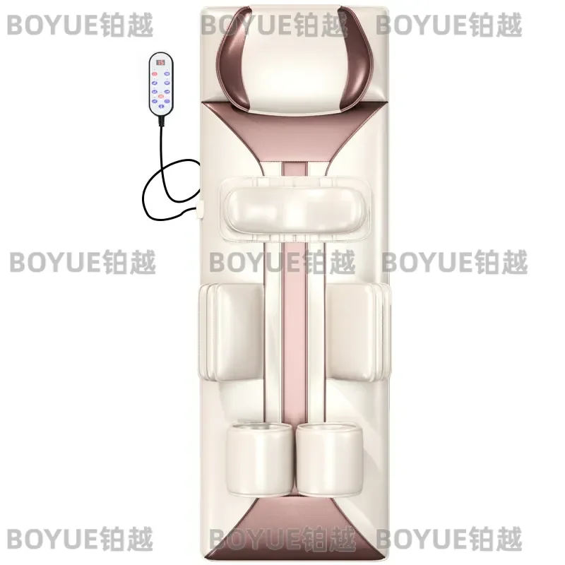 Full Body Massage Mattress with Heating Airbag Kneading for Lower Back Cervical Spine Relief Household Physiotherapy Multi