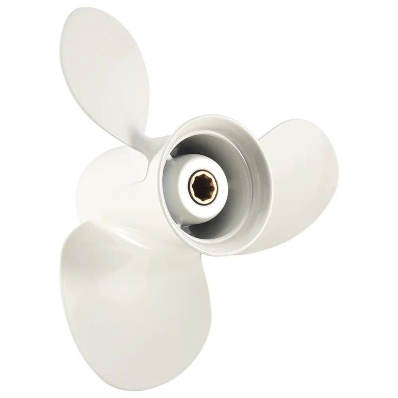 A64P-Propeller 9 1/4X11 For Yamaha Outboard Engines 9.9 HP F9.9 15HP F15C F15 F20 Aluminum 8 Tooth Spline RH 63V-45943-00-EL