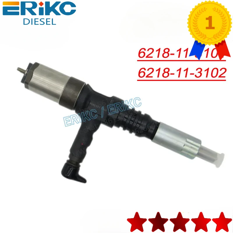 095000-0560 095000-0561 Nozzle 6218-11-3102 DIESEL FUEL INJECTOR ASSY for DENSO KOMATSU 6218-11-3100 6218-11-3101 095000-0567