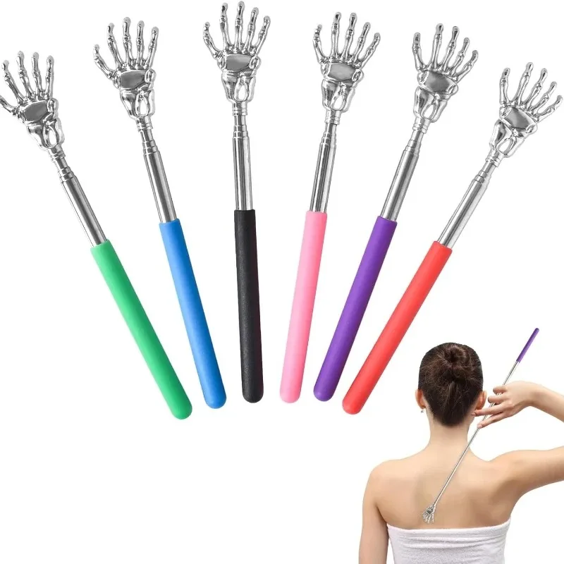 Back Scratchers Extendable Telescoping Stainless Steel Metal Portable Hand Massager Back Scratcher 1 Piece