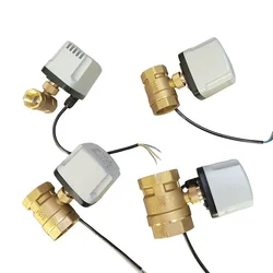 Waterproof Motorized Ball Valve Brass IP65 Three-Wire two-control Three-Wire one-control 220V 24V 12V Can Replace Solenoid Valve