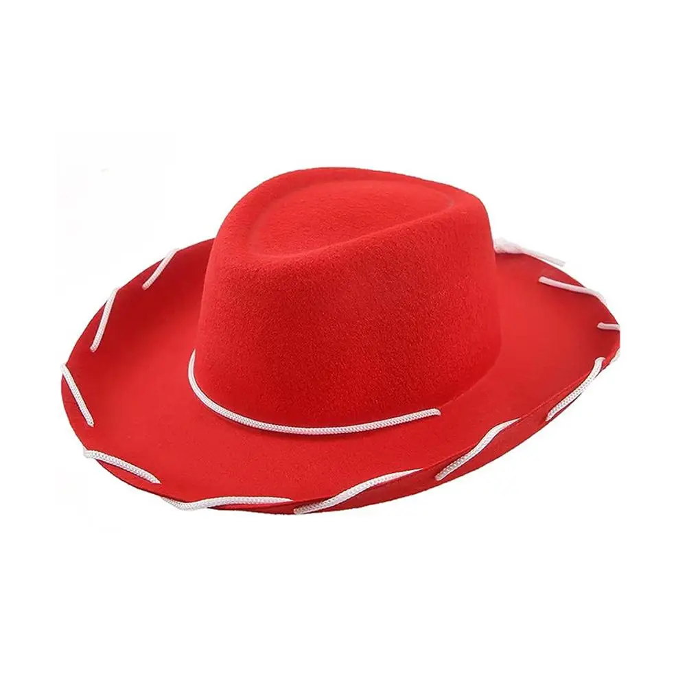 Új Uniszex Cowboy Kalap Díszes ruhát Dzsessz Kalap Megmunkalás Western stílusú Széleskörű Káva Megtapint Fedora Core Kalap Panamakalap kupak headwear sapkák