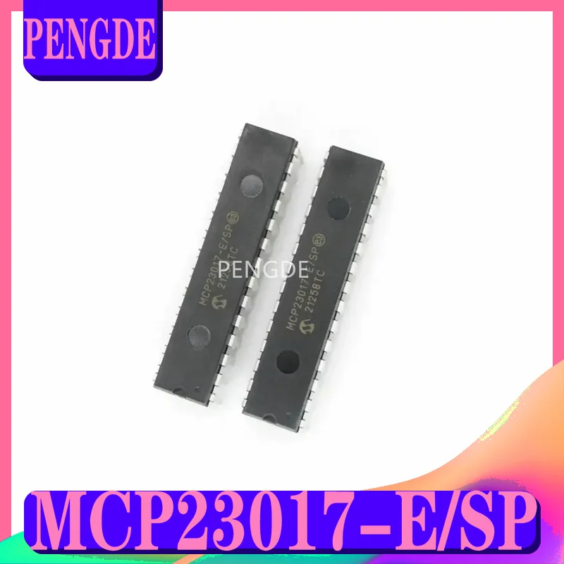 Brand new imported MCP23017-E/SP MCP23017 controller plug-in DIP-28 expander chip