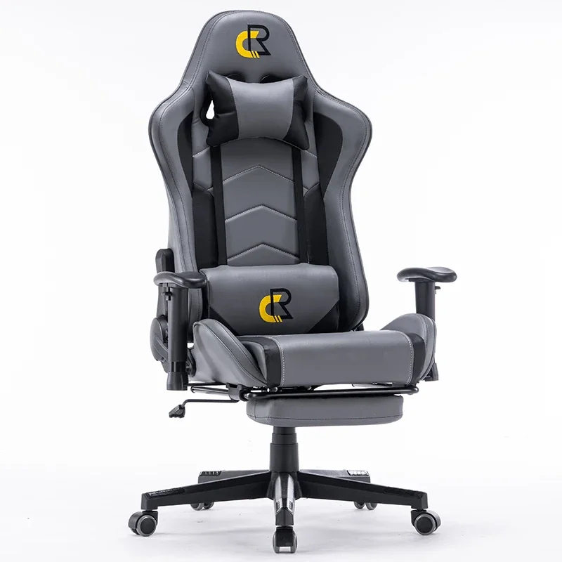 

Gaming home computer chair, boys game turn lift armrest reclining leather chair