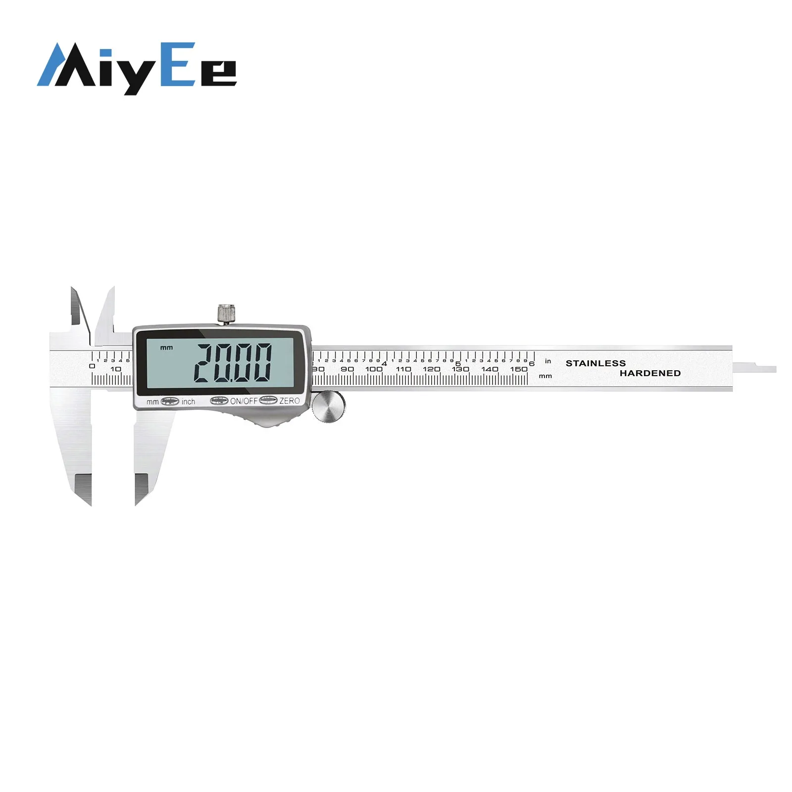 MiYee 0-150mm/0-200mm/0-300mm Large LCD Screen Digital Caliper Stainless Steel Electronic Vernier Caliper Measuring Tool