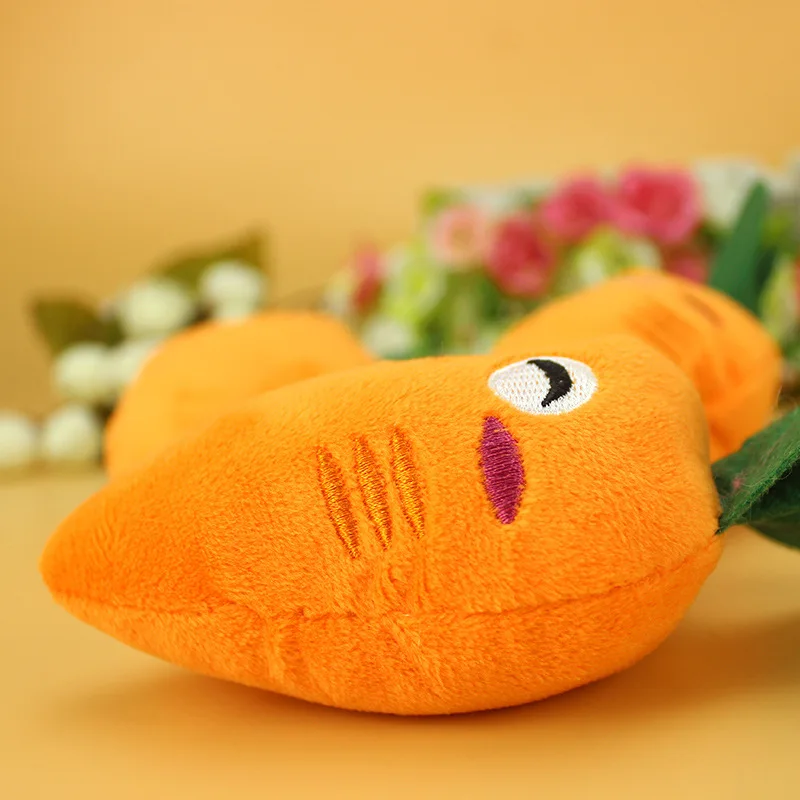 반려견 봉제 음성 장난감, Bb 고양이 반려동물 장난감, 당근 봉제 장난감, 반려동물 장난감, 음성 장난감, 개 액세서리, 씹는 장난감, 개 던지기 장난감